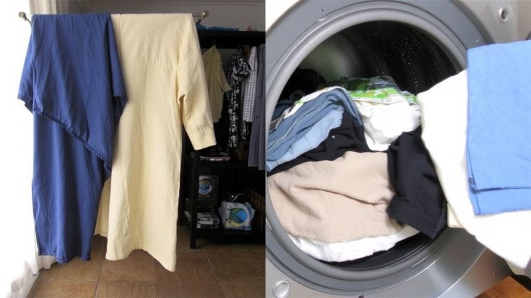 air drying versus tumble drying microplastics