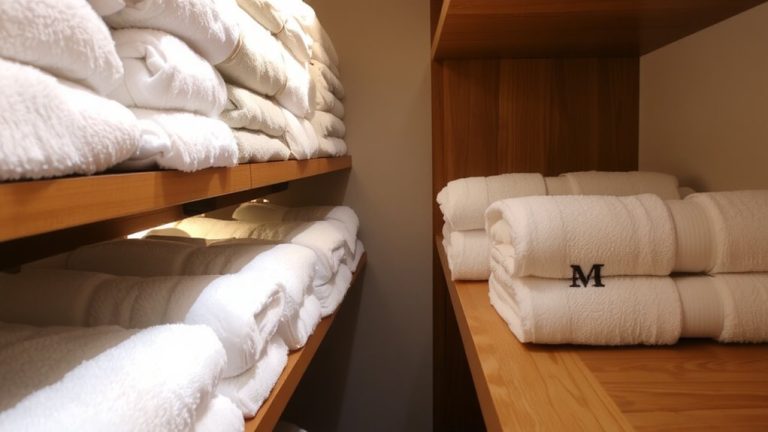 alphabetize monogrammed towels by initial