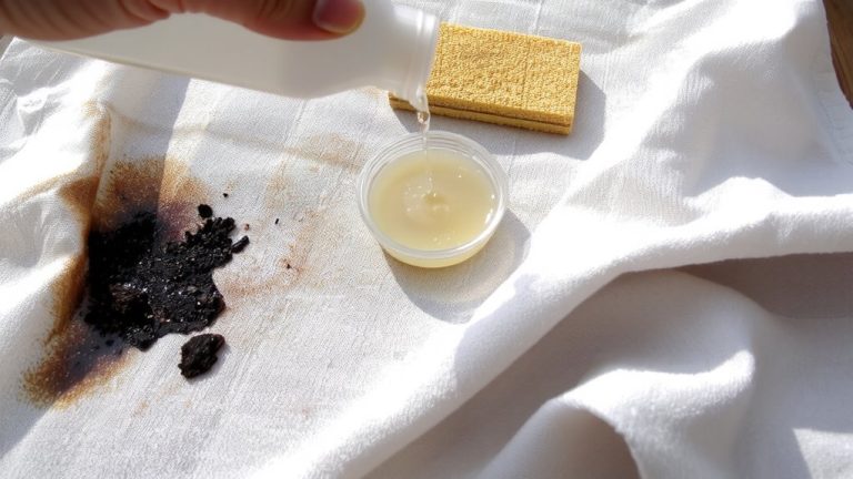 best way remove set stains