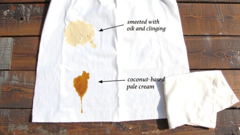 coconut cleaners vs grease on natural fabrics