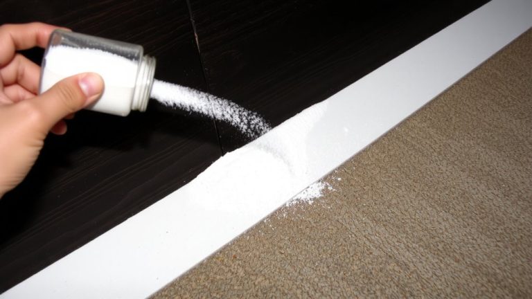 diatomaceous earth baseboard barrier