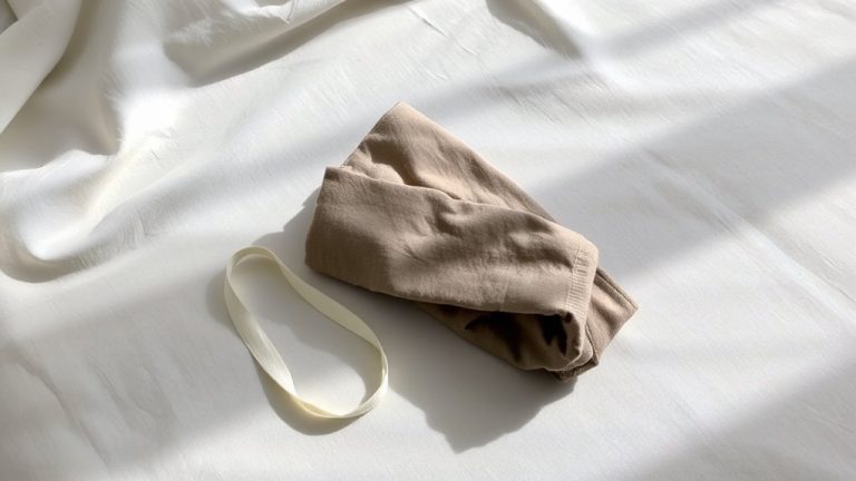 elastic straps on loungewear