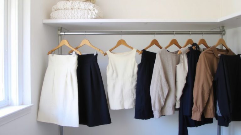 hang skirts by hangers