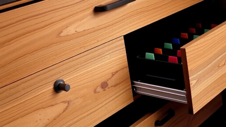 mini flags label deep drawer layers