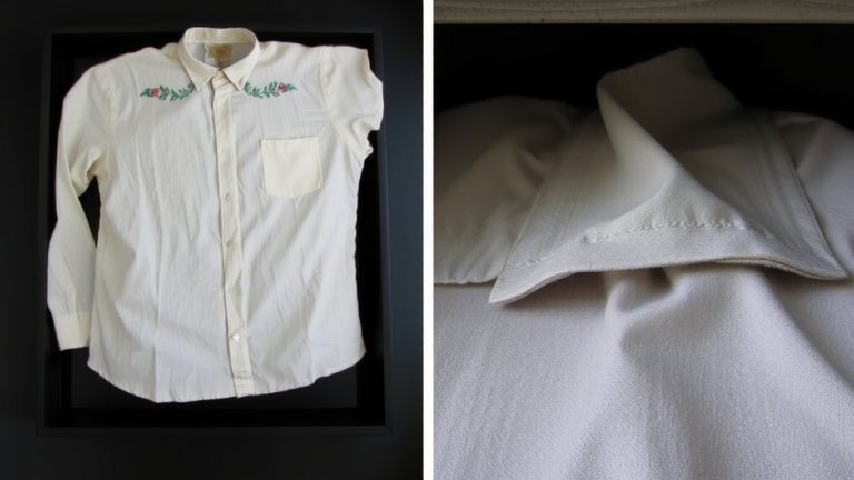 preserve embroidery by hanging