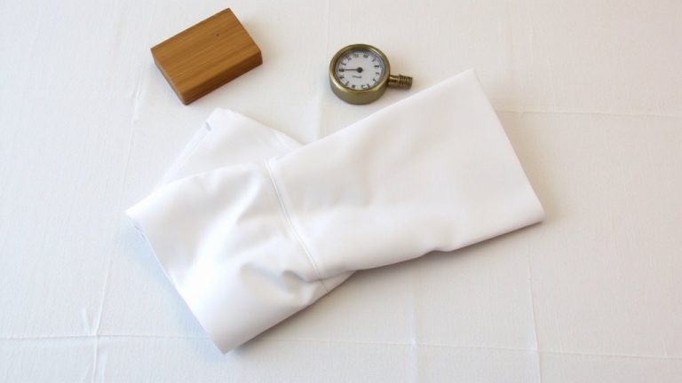 prevent pressure yellowing stored shirts