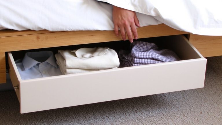 safe under bed storage