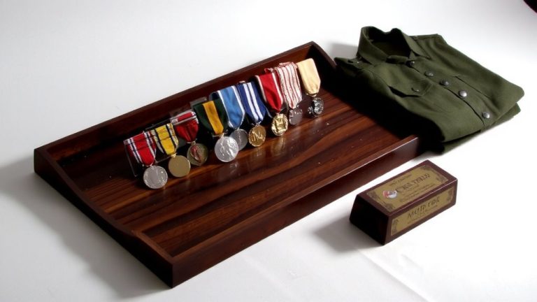 separate medal and uniform storage