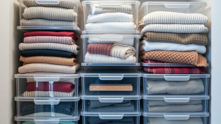 space saving seasonal clothing storage