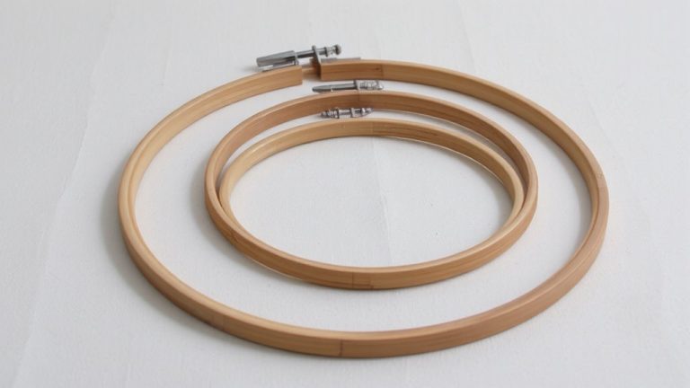 store embroidery hoops empty