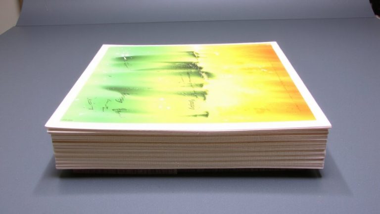 store silk screens face down
