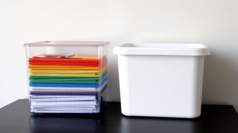 transparent bins provide better visibility