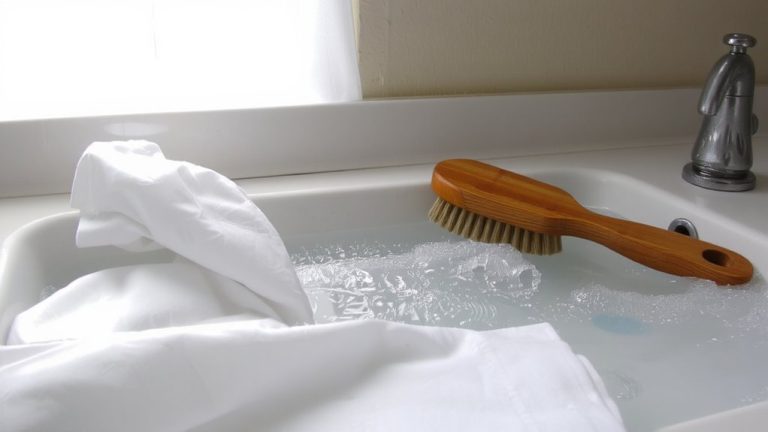 wash with cold water
