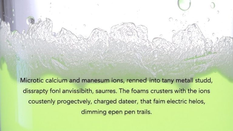 water hardness neutralizes detergent charges
