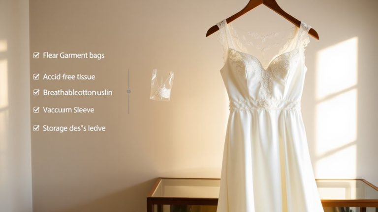 wedding dress preservation care